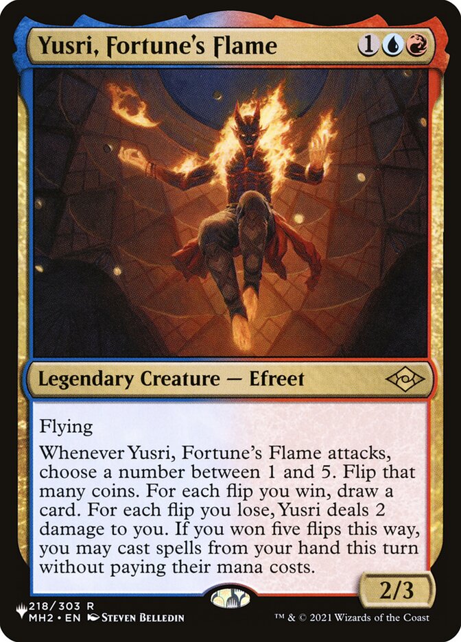 Yusri, Fortune's Flame [Secret Lair: Heads I Win, Tails You Lose] | Mega City Incorporated