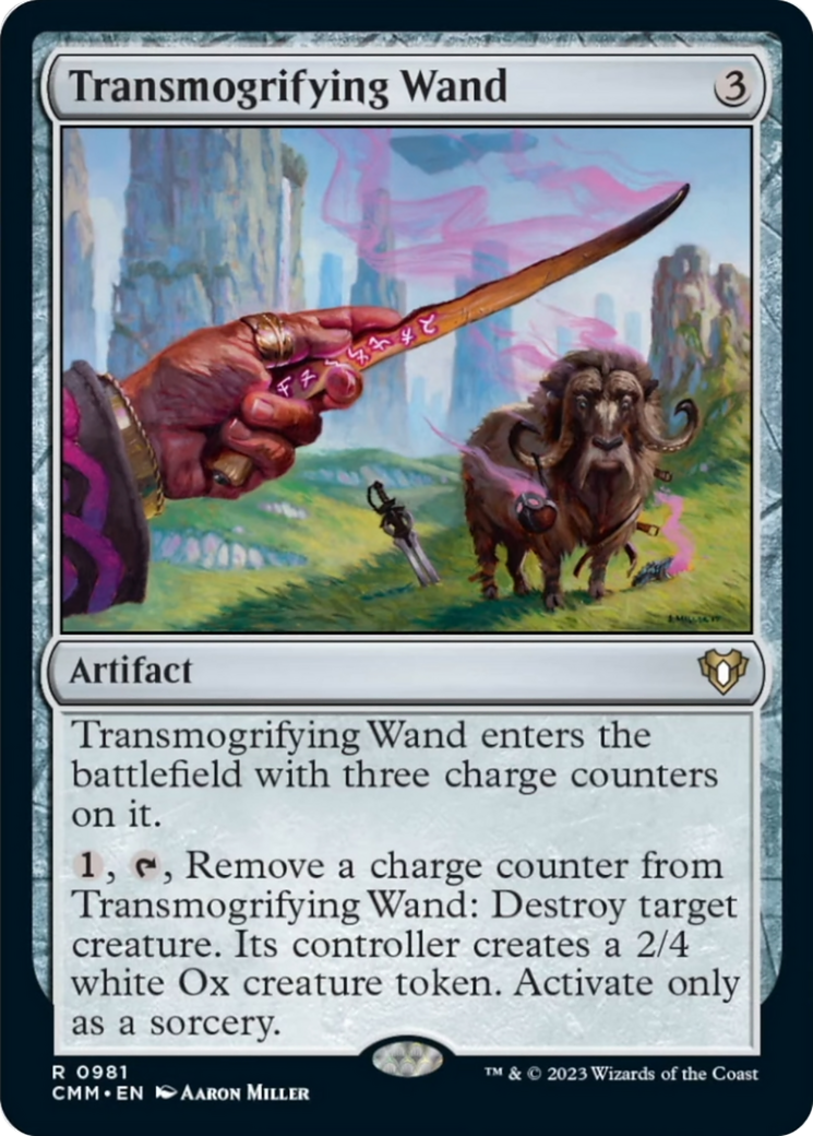 Transmogrifying Wand [Commander Masters] | Mega City Incorporated