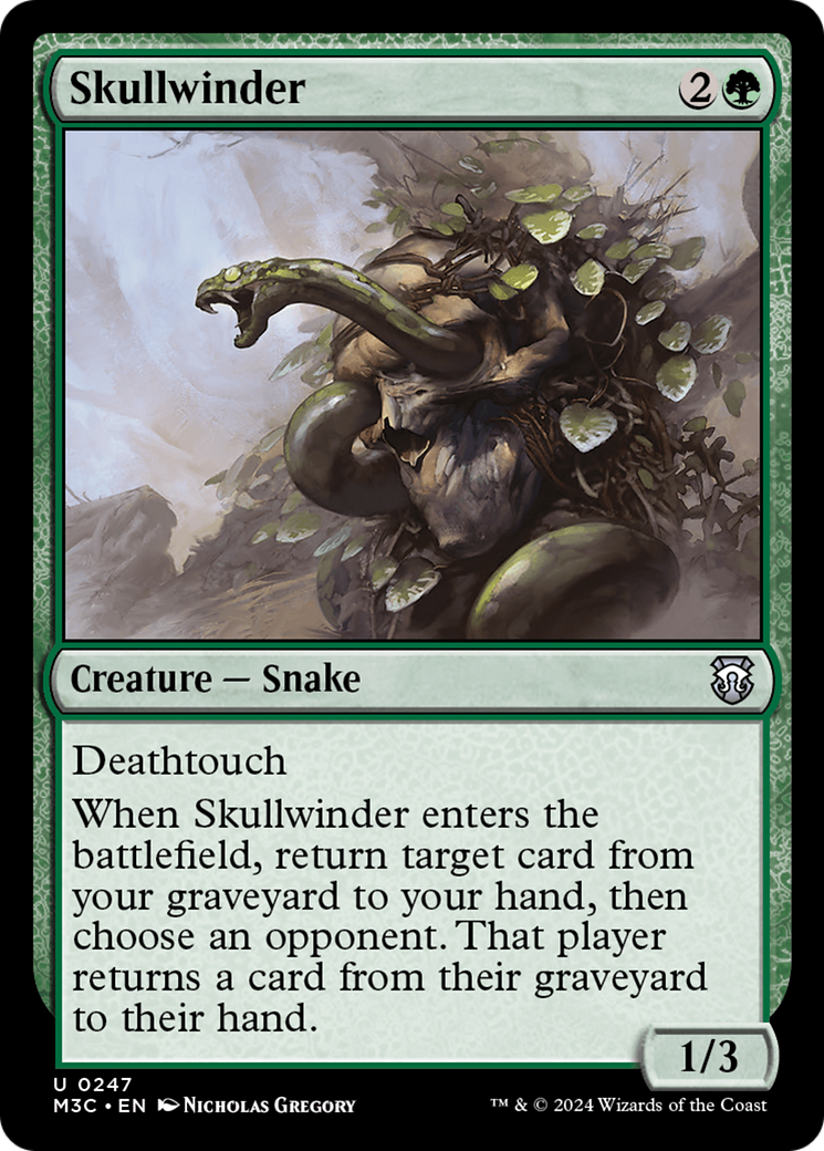 Skullwinder (Ripple Foil) [Modern Horizons 3 Commander] | Mega City Incorporated