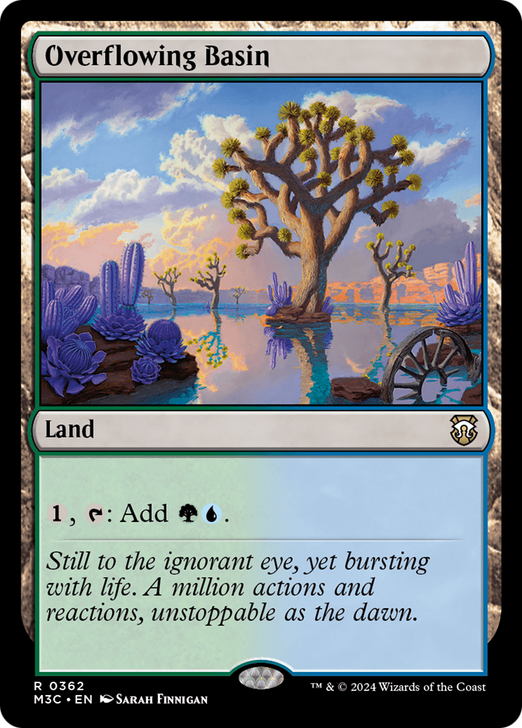 Overflowing Basin (Ripple Foil) [Modern Horizons 3 Commander] | Mega City Incorporated