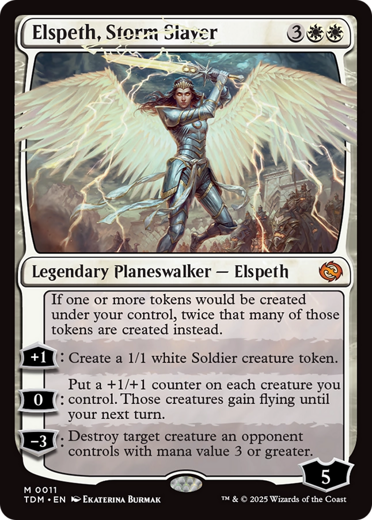 Elspeth, Storm Slayer [Tarkir: Dragonstorm] | Mega City Incorporated