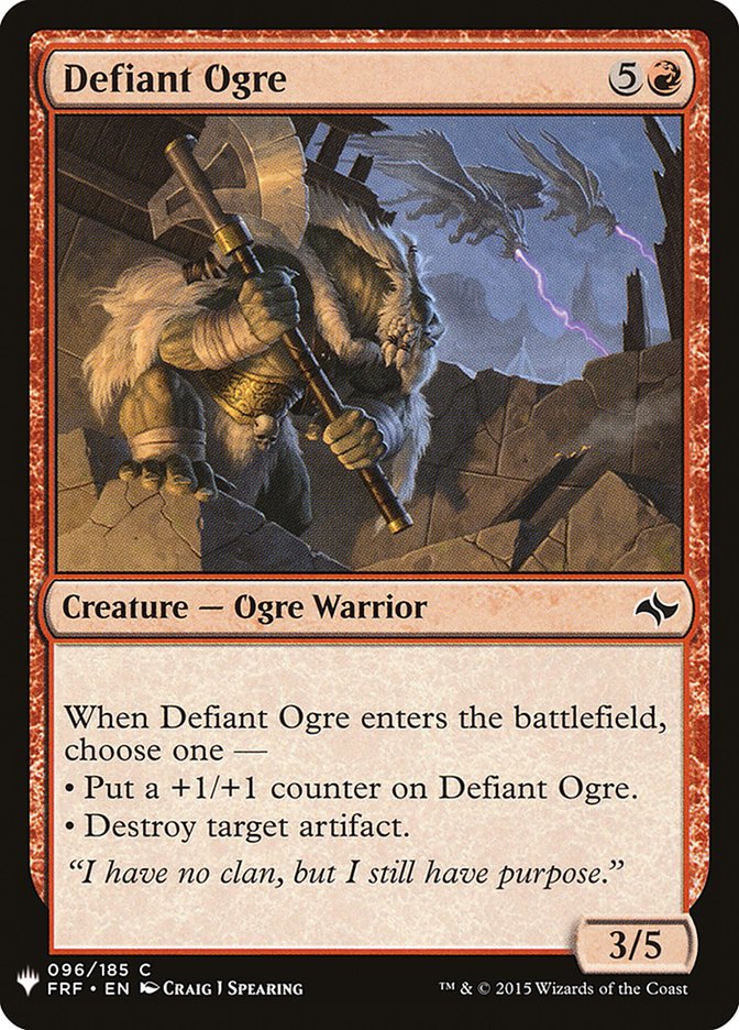 Defiant Ogre [Mystery Booster] | Mega City Incorporated