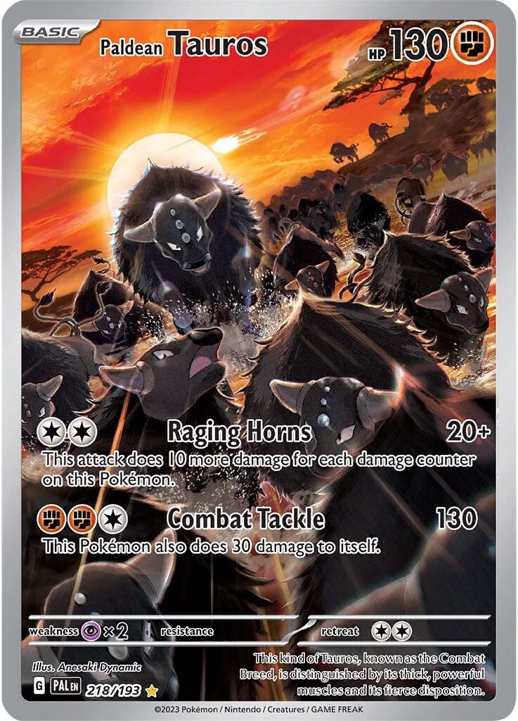 Paldean Tauros (218/193) [Scarlet & Violet: Paldea Evolved] | Mega City Incorporated