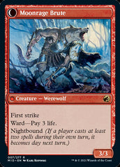 Brutal Cathar // Moonrage Brute [Innistrad: Midnight Hunt] | Mega City Incorporated