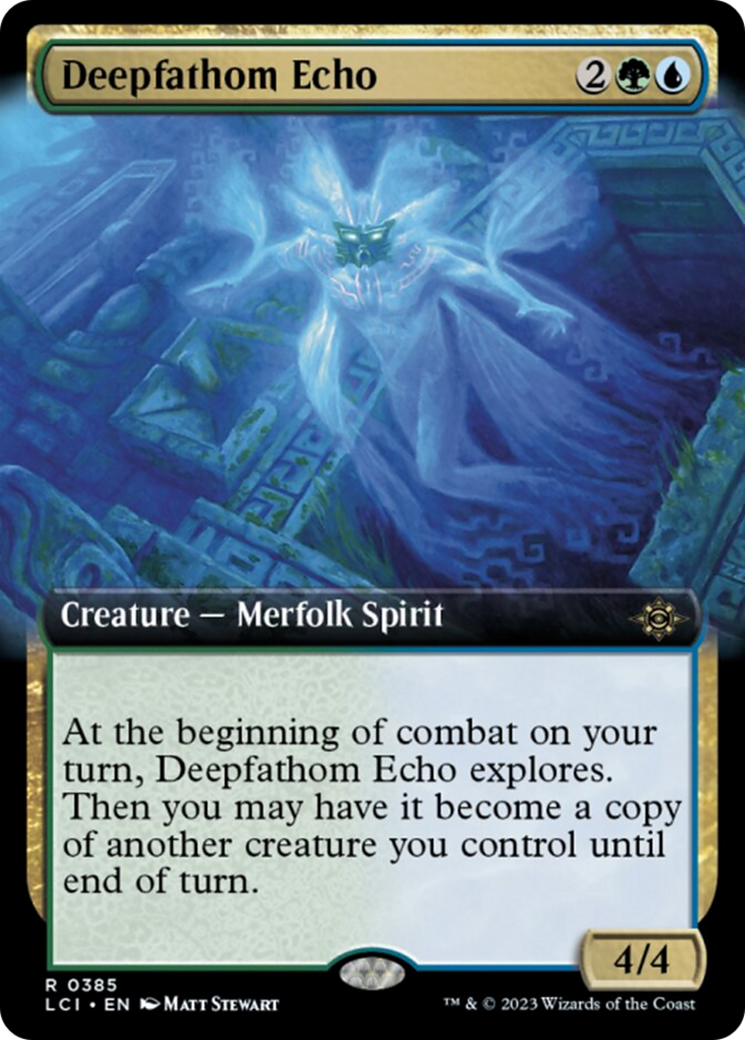 Deepfathom Echo (Extended Art) [The Lost Caverns of Ixalan] | Mega City Incorporated