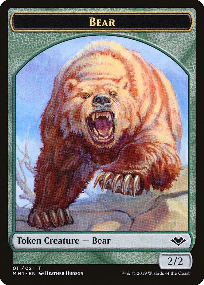 Bear Token [Modern Horizons Tokens] | Mega City Incorporated