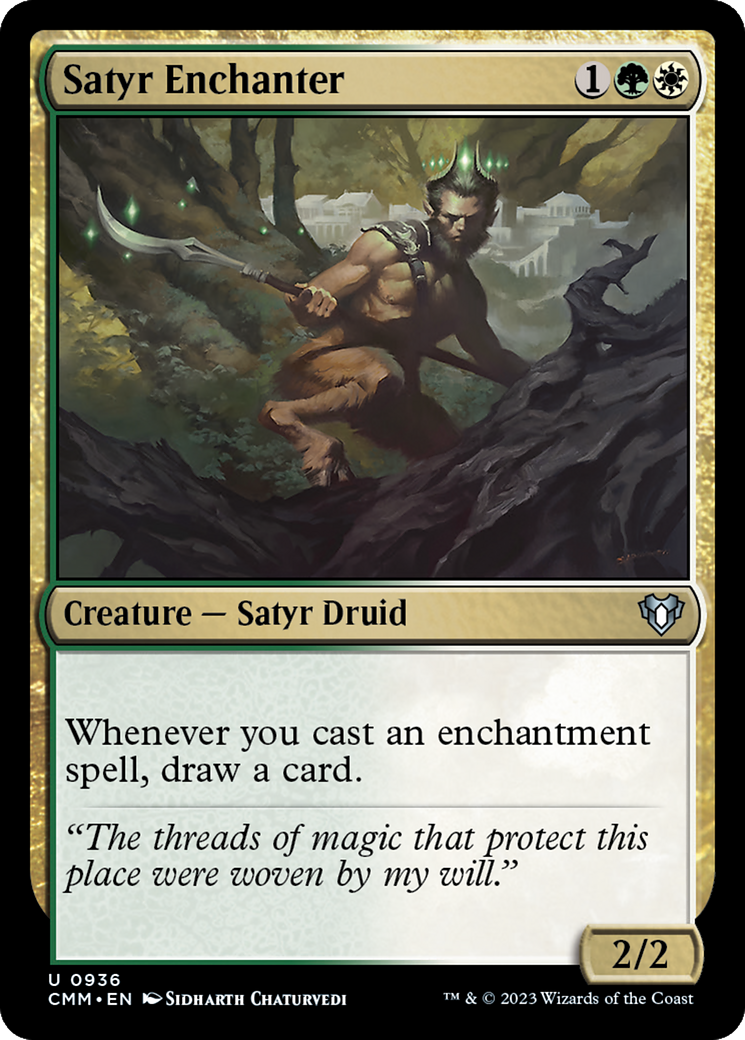 Satyr Enchanter [Commander Masters] | Mega City Incorporated