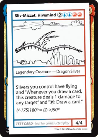 Sliv-Mizzet, Hivemind (2021 Edition) [Mystery Booster Playtest Cards] | Mega City Incorporated