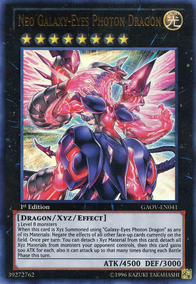 Neo Galaxy-Eyes Photon Dragon [GAOV-EN041] Ultra Rare | Mega City Incorporated