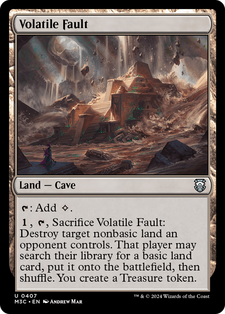 Volatile Fault (Ripple Foil) [Modern Horizons 3 Commander] | Mega City Incorporated