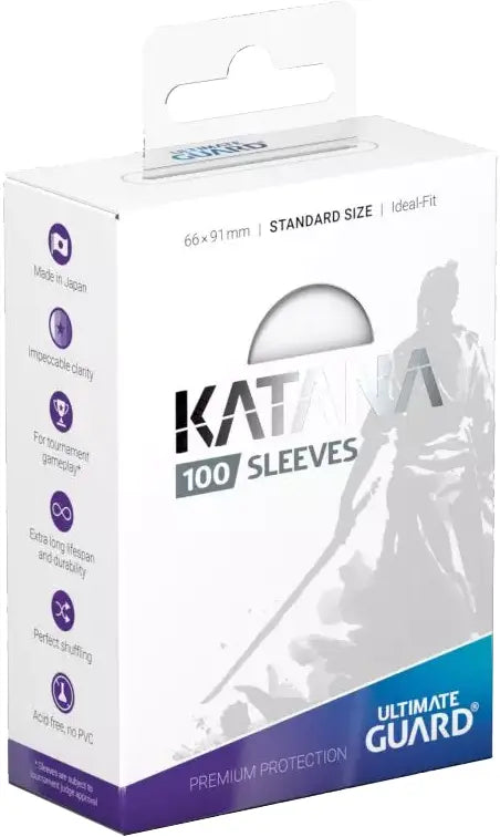 Ultimate Guard KATANA Sleeves White (Pack of 100 Sleeves) | Mega City Incorporated