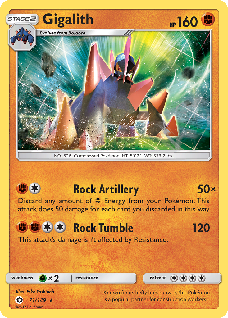 Gigalith (71/149) [Sun & Moon: Base Set] | Mega City Incorporated