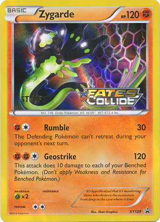 Zygarde (XY129) (Staff) [XY: Black Star Promos] | Mega City Incorporated