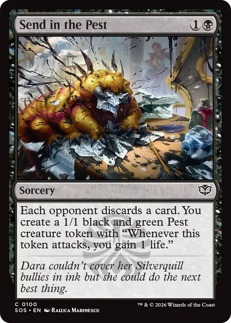 Send in the Pest [Secrets of Strixhaven] | Mega City Incorporated