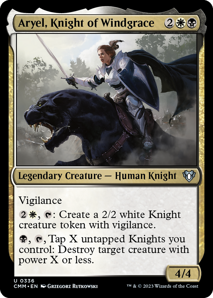 Aryel, Knight of Windgrace [Commander Masters] | Mega City Incorporated