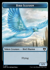 Thopter // Bird Illusion Double-Sided Token [Commander Masters Tokens] | Mega City Incorporated