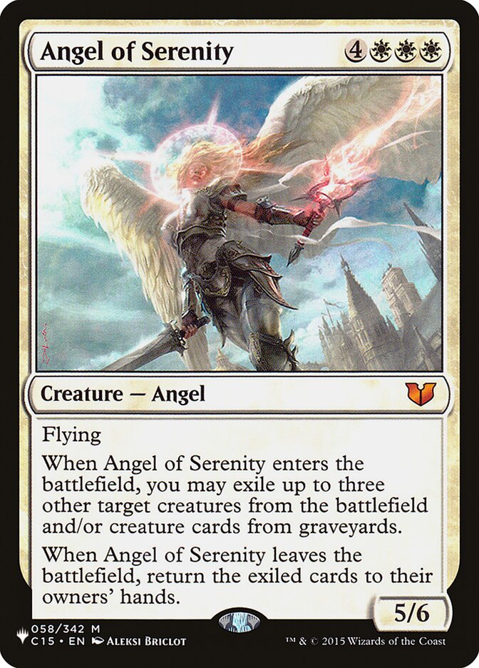 Angel of Serenity [The List] | Mega City Incorporated