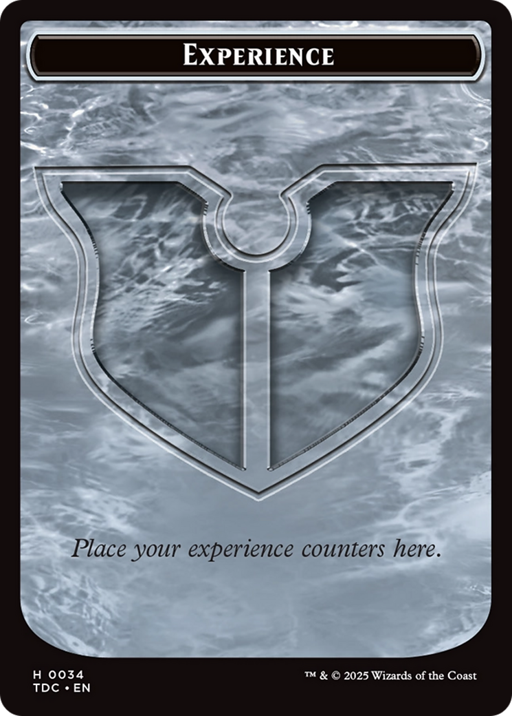 Experience // Treasure Double-Sided Token [Tarkir: Dragonstorm Commander Tokens] | Mega City Incorporated