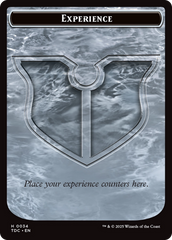 Experience // Treasure Double-Sided Token [Tarkir: Dragonstorm Commander Tokens] | Mega City Incorporated