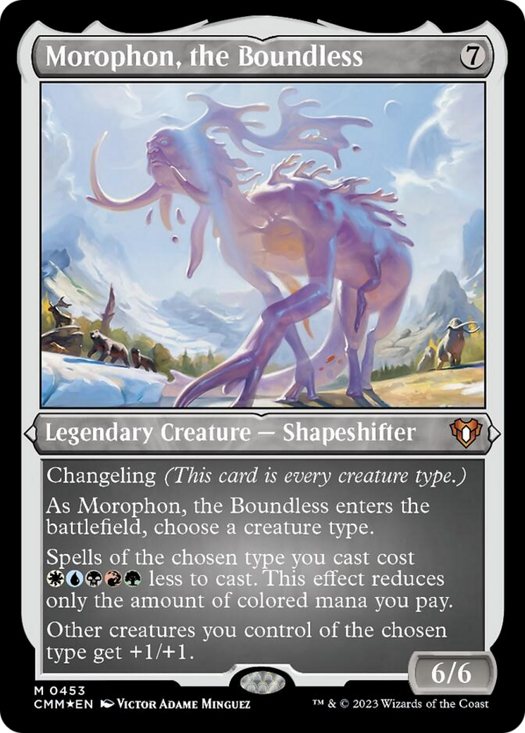 Morophon, the Boundless (Foil Etched) [Commander Masters] | Mega City Incorporated