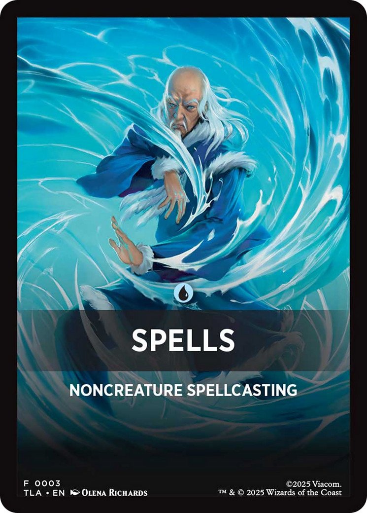 Spells Theme Card [Avatar: The Last Airbender Tokens] | Mega City Incorporated