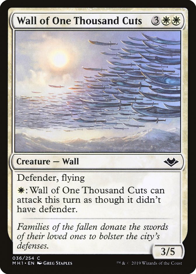 Wall of One Thousand Cuts [Modern Horizons] | Mega City Incorporated