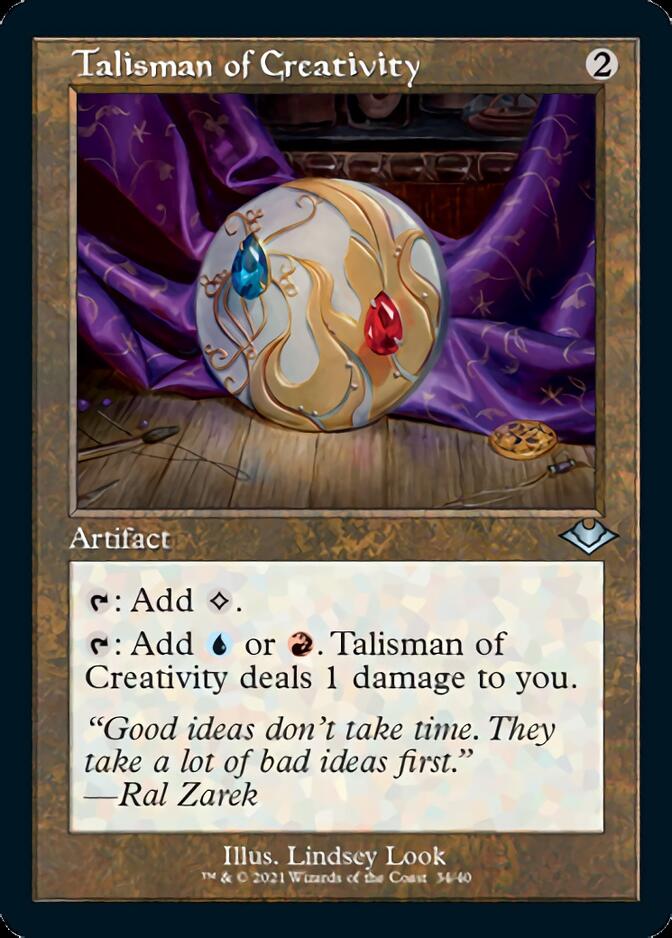 Talisman of Creativity (Retro) [Modern Horizons] | Mega City Incorporated