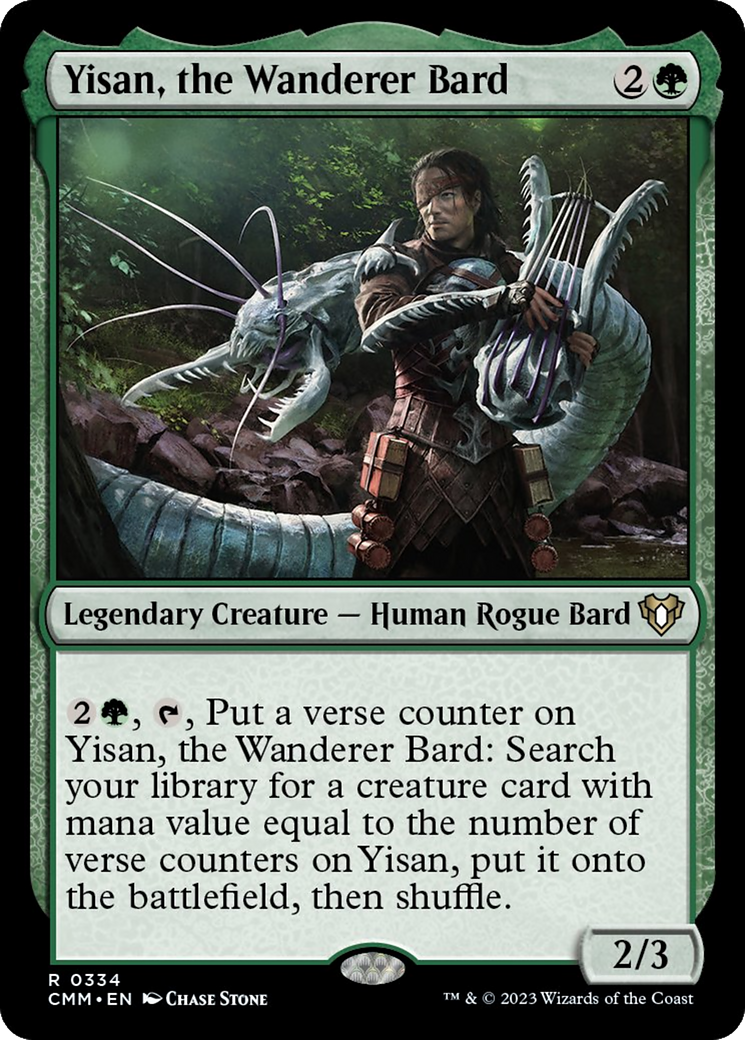 Yisan, the Wanderer Bard [Commander Masters] | Mega City Incorporated