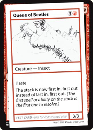 Queue of Beetles (2021 Edition) [Mystery Booster Playtest Cards] | Mega City Incorporated