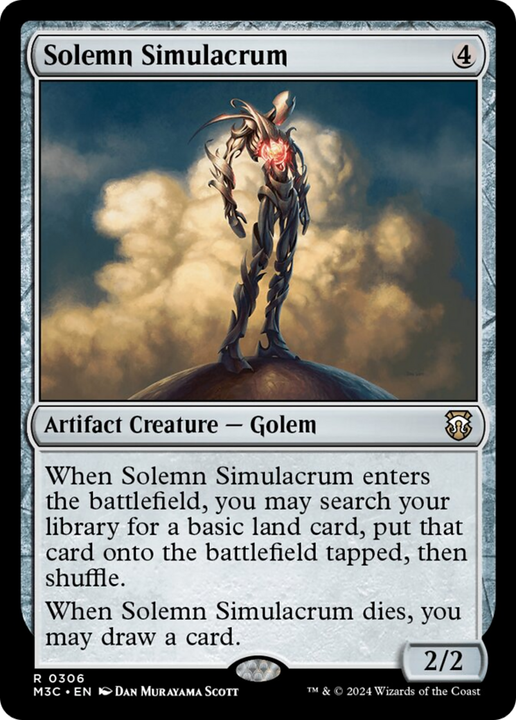 Solemn Simulacrum [Modern Horizons 3 Commander] | Mega City Incorporated