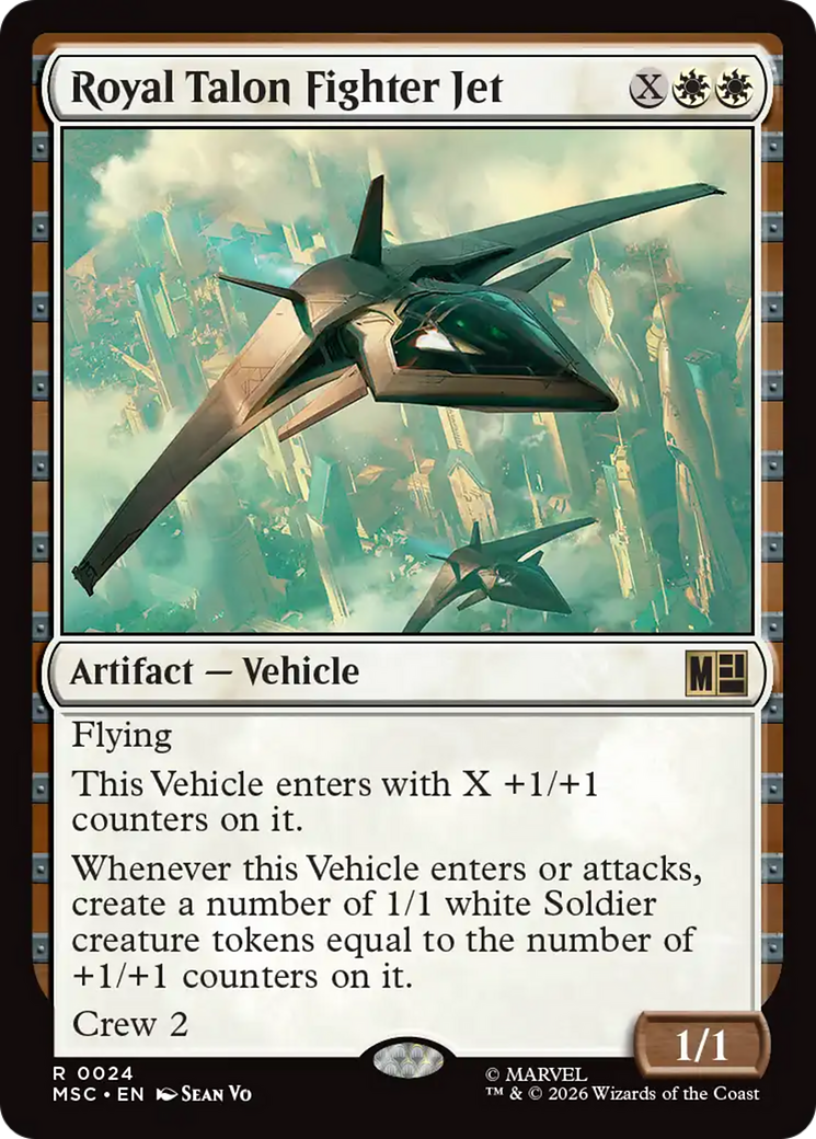 Royal Talon Fighter Jet (Surge Foil) [Marvel Super Heroes Commander] | Mega City Incorporated