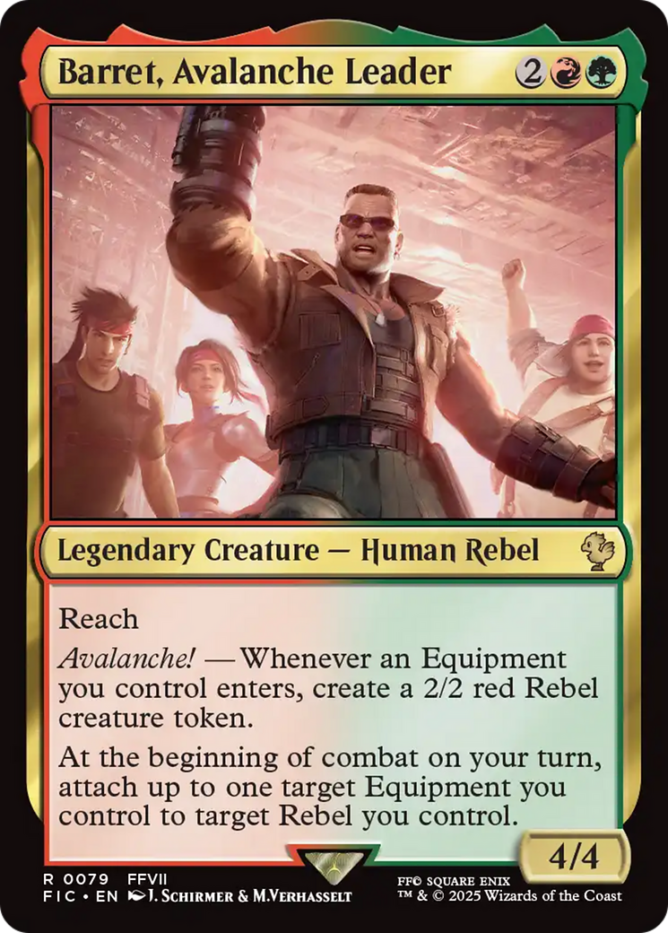Barret, Avalanche Leader [FINAL FANTASY Commander] | Mega City Incorporated