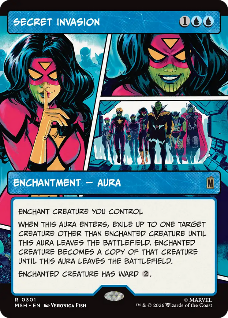 Secret Invasion (Borderless) [Marvel Super Heroes] | Mega City Incorporated