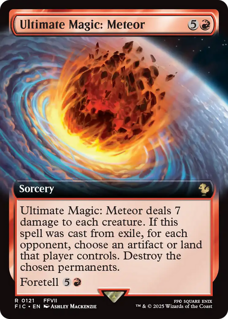 Ultimate Magic: Meteor (Extended Art) [FINAL FANTASY Commander] | Mega City Incorporated