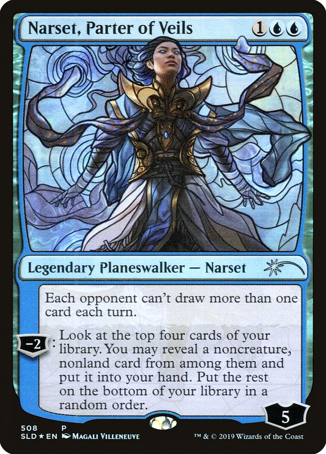Narset, Parter of Veils (Stained Glass) [Secret Lair Drop Promos] | Mega City Incorporated