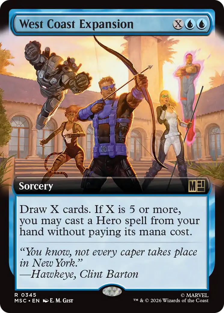 West Coast Expansion (Extended Art) [Marvel Super Heroes Commander] | Mega City Incorporated