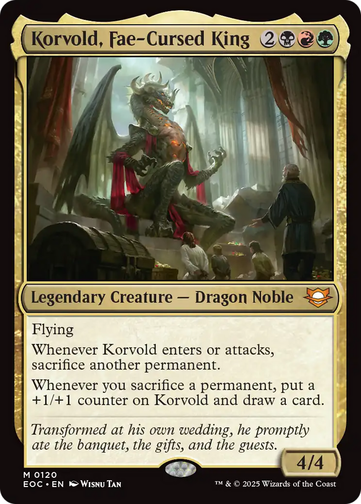 Korvold, Fae-Cursed King [Edge of Eternities Commander] | Mega City Incorporated