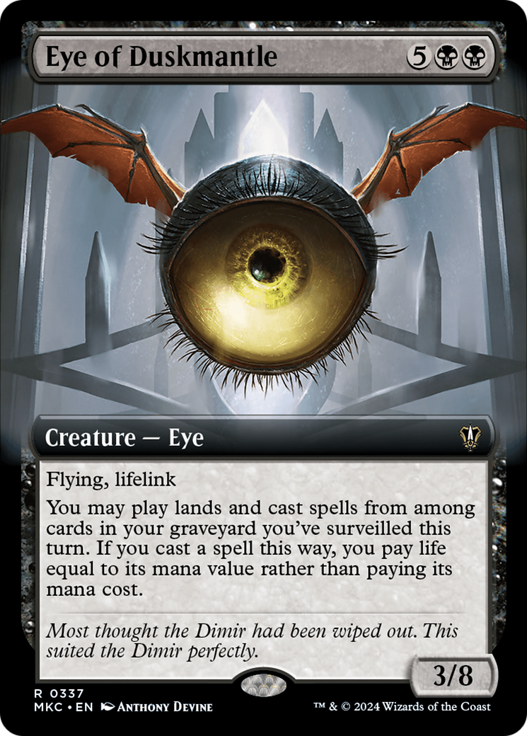 Eye of Duskmantle (Extended Art) [Murders at Karlov Manor Commander] | Mega City Incorporated