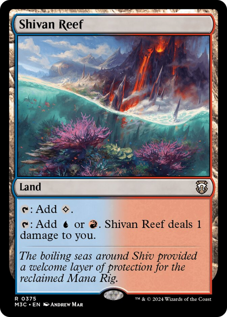 Shivan Reef [Modern Horizons 3 Commander] | Mega City Incorporated