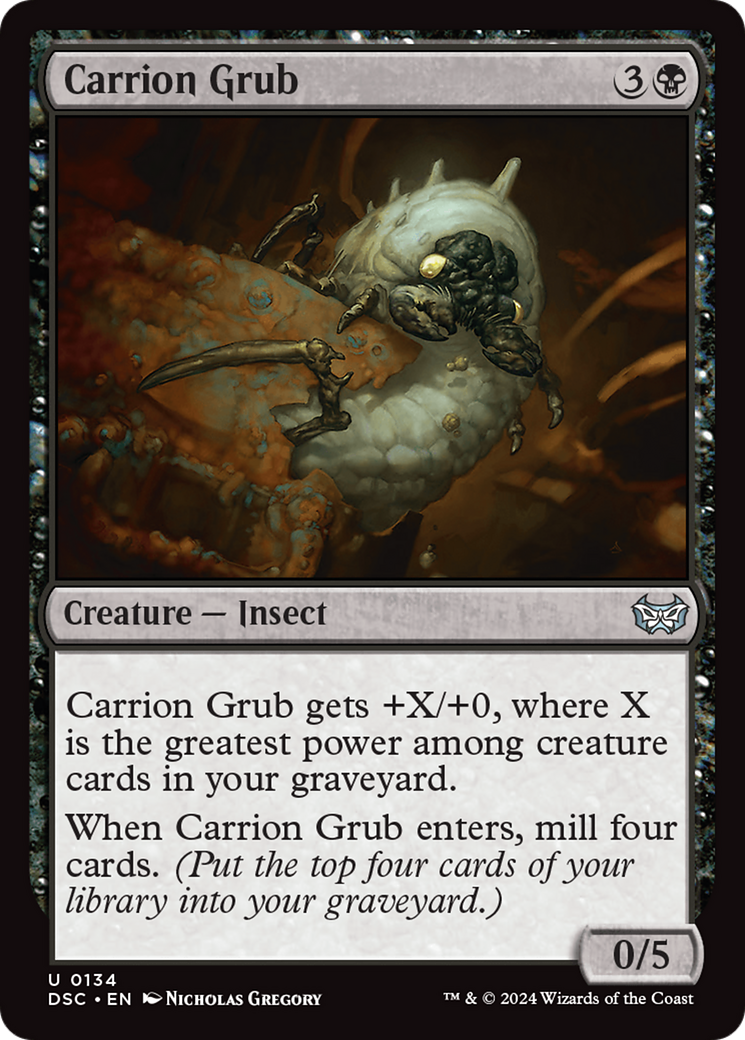 Carrion Grub [Duskmourn: House of Horror Commander] | Mega City Incorporated