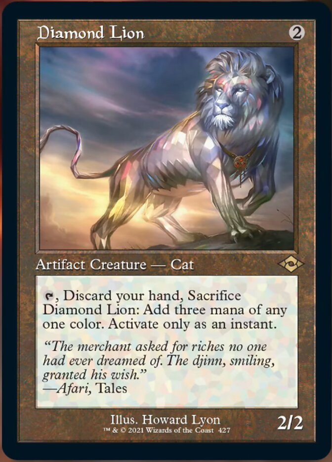 Diamond Lion (Retro Foil Etched) [Modern Horizons 2] | Mega City Incorporated