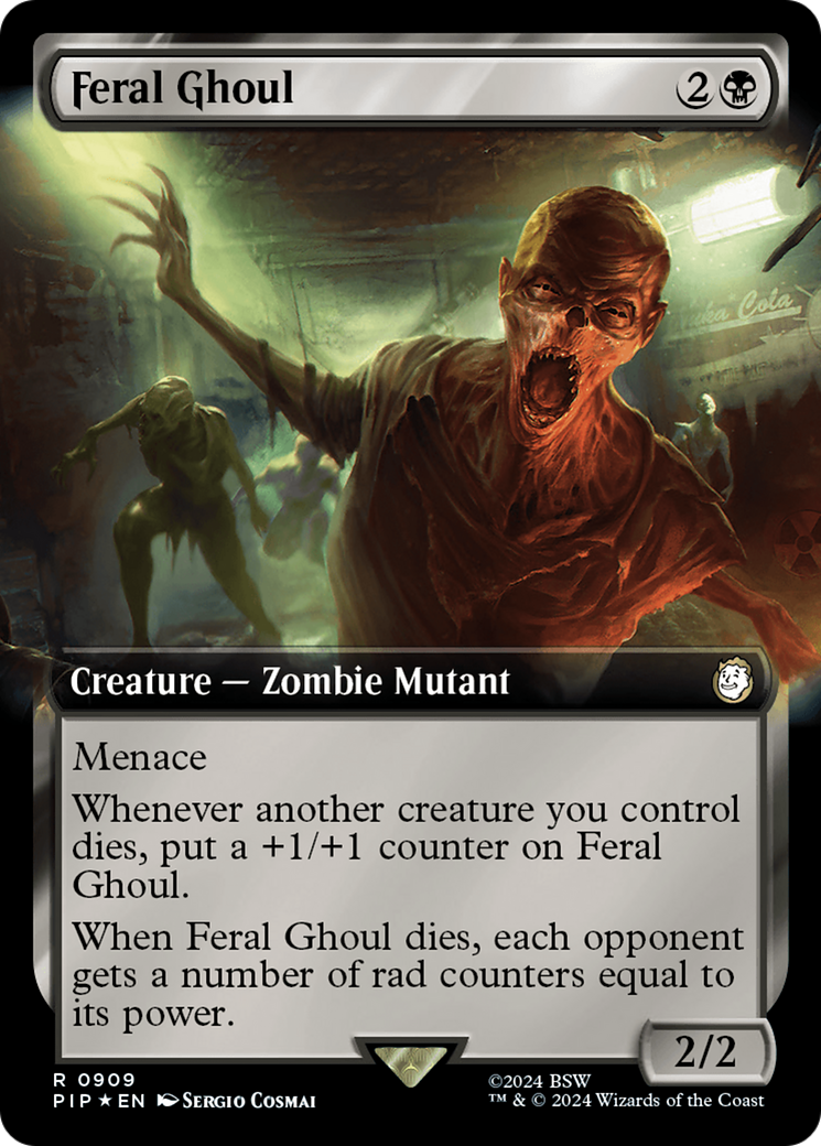 Feral Ghoul (Extended Art) (Surge Foil) [Fallout] | Mega City Incorporated