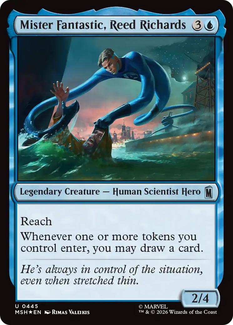Mister Fantastic, Reed Richards (Surge Foil) [Marvel Super Heroes] | Mega City Incorporated