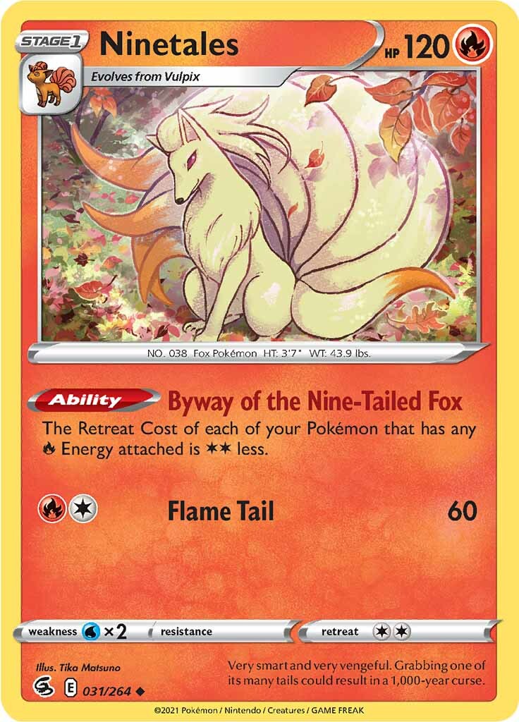 Ninetales (031/264) [Sword & Shield: Fusion Strike] | Mega City Incorporated