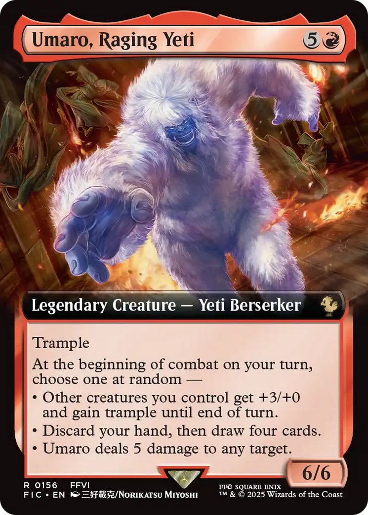 Umaro, Raging Yeti (Extended Art) [FINAL FANTASY Commander] | Mega City Incorporated