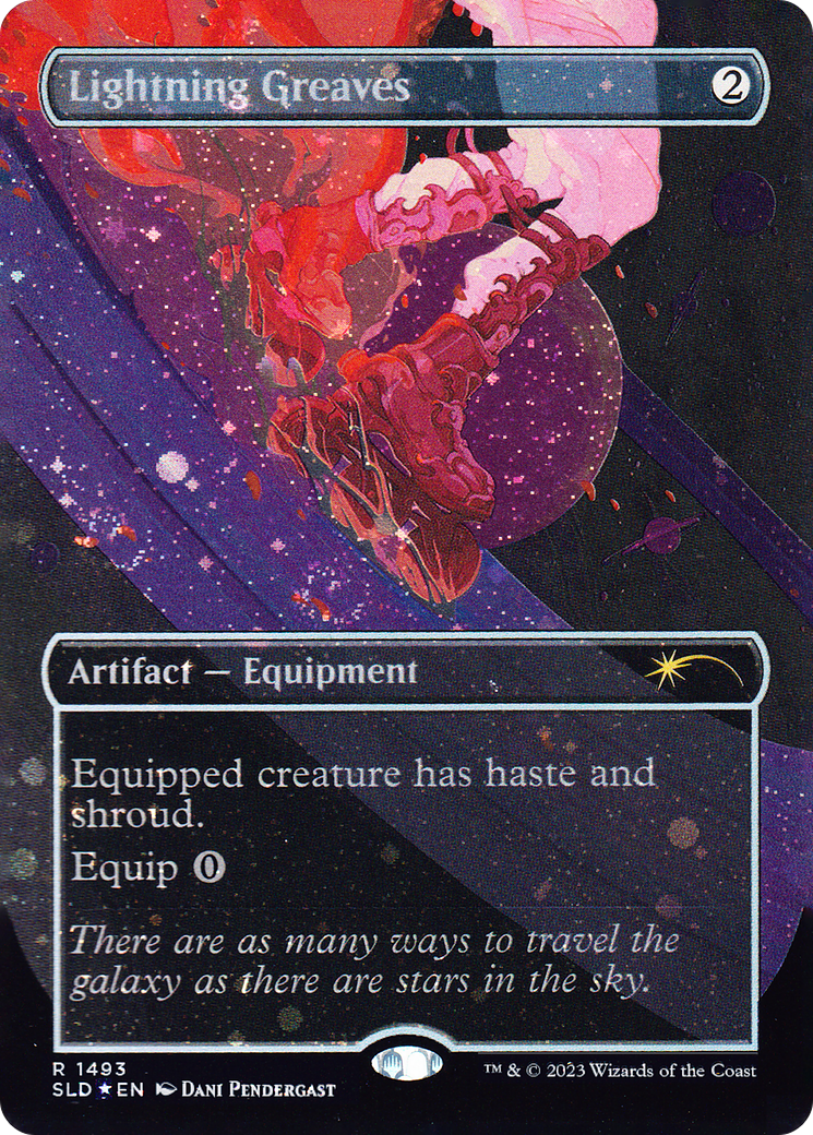 Lightning Greaves (1493) (Galaxy Foil) [Secret Lair Drop Series] | Mega City Incorporated