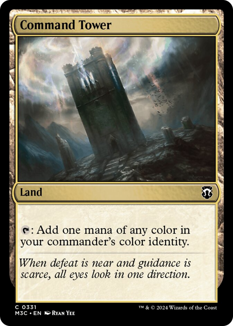 Command Tower (Ripple Foil) [Modern Horizons 3 Commander] | Mega City Incorporated