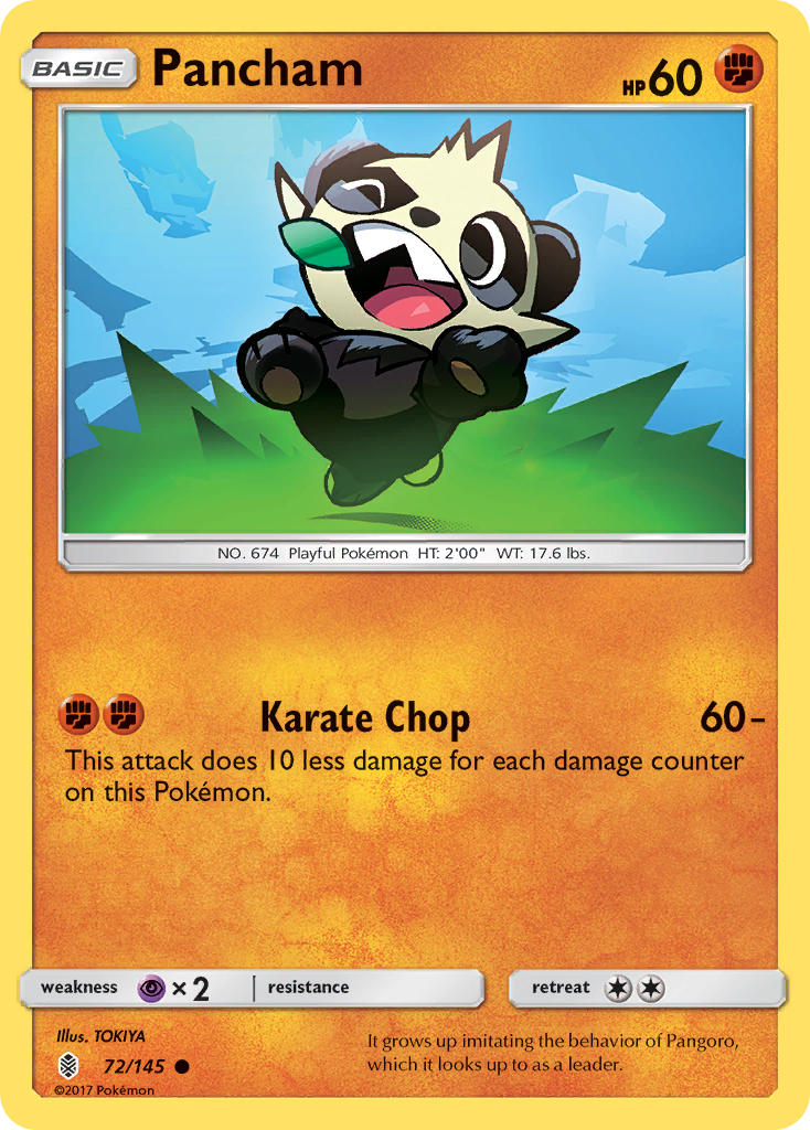 Pancham (72/145) [Sun & Moon: Guardians Rising] | Mega City Incorporated