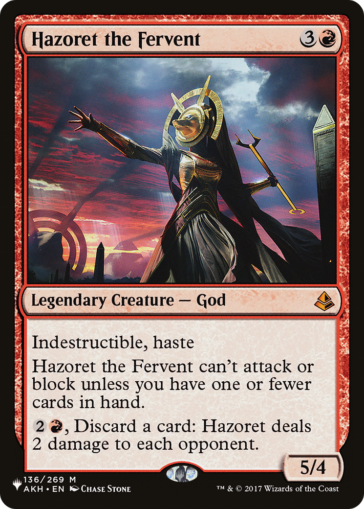 Hazoret the Fervent [The List] | Mega City Incorporated