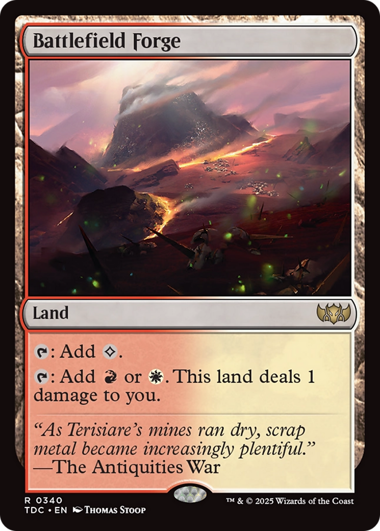 Battlefield Forge [Tarkir: Dragonstorm Commander] | Mega City Incorporated